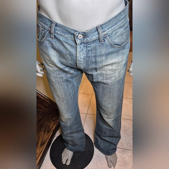 Energie Light Blue Denim Straight Jeans - Picture 9 of 9